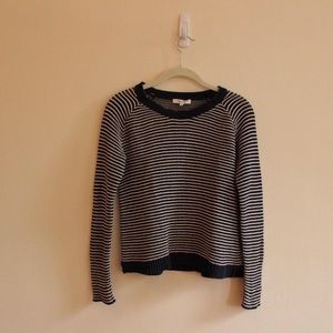 Navy striped Madewell sweater